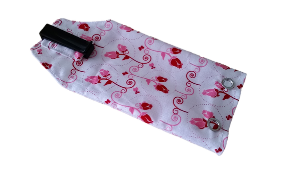 insulin pouch for bra, rose