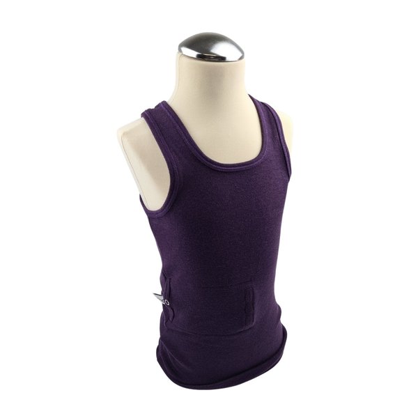 tanktop purple, pocket on the right side
