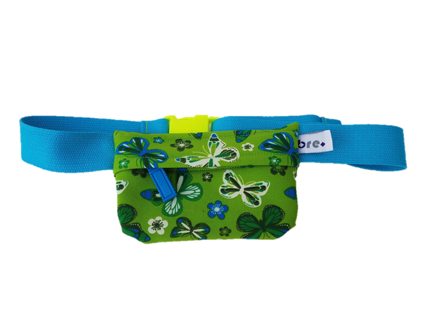 *Einzelstück* wasserabweisende Pumpentasche Schmetterling, grün, 50-65 cm