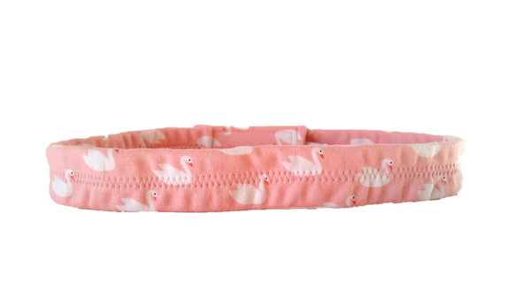 waist belt swan, rosé