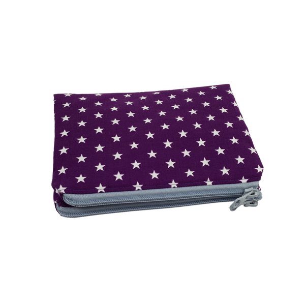 accessory pouch stars, purple