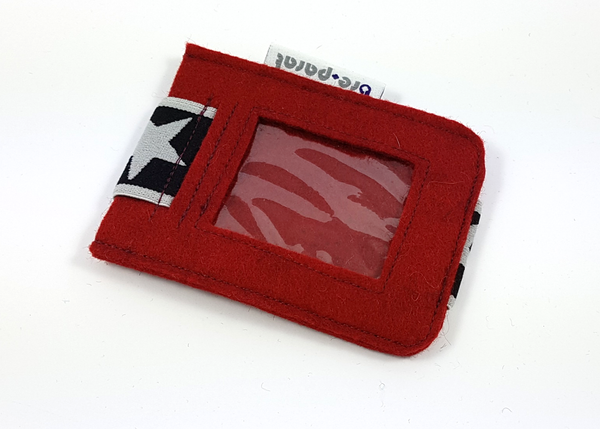 FreeStyle Libre case of felt, red