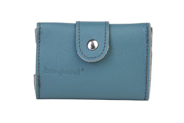Leather case for FreeStyle Libre receiver, blue