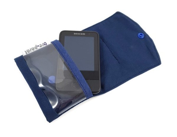 Tasche für Lesegeräte/ Diabetesmanagement, dunkelblau