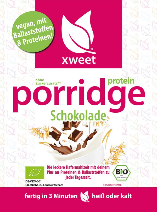 Bio Protein-Porridge Schokolade