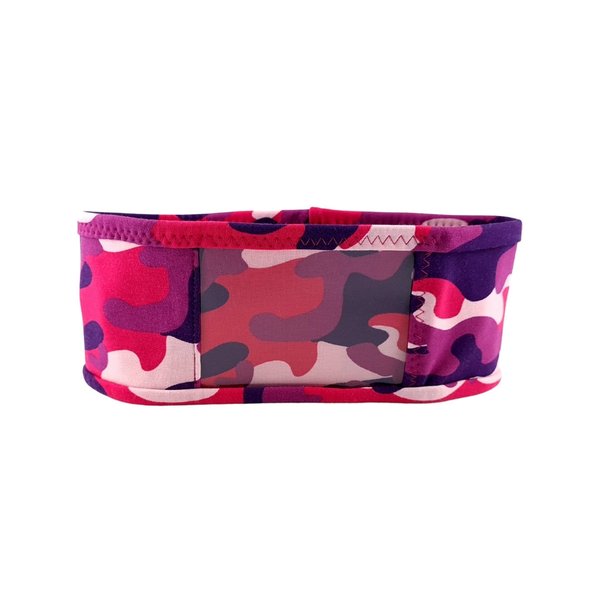 Bauchband Camouflage, lila/ pink