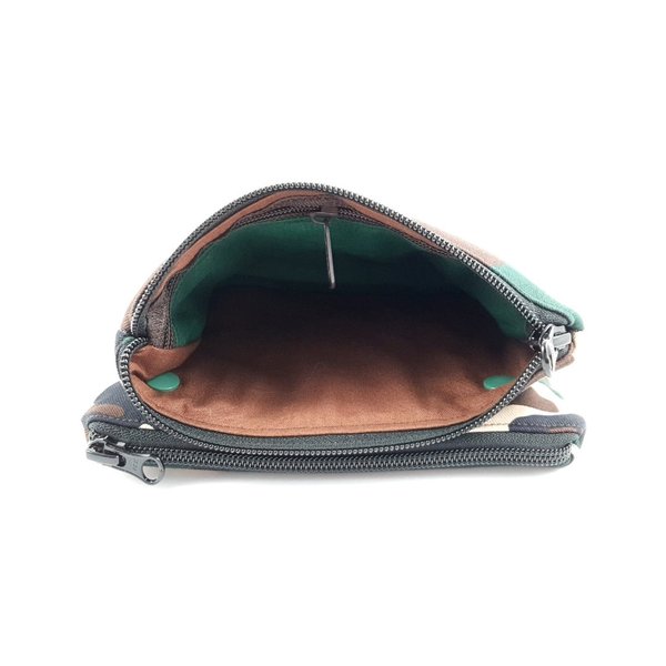 accessory pouch camouflage green
