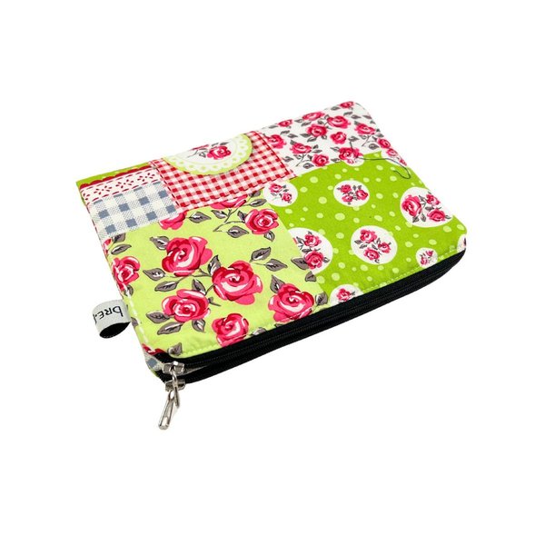 accessory pouch skull, pink