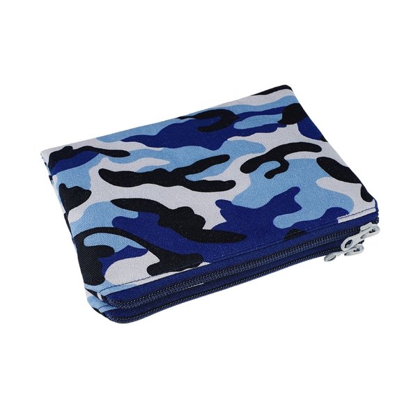 accessory pouch camouflage blue
