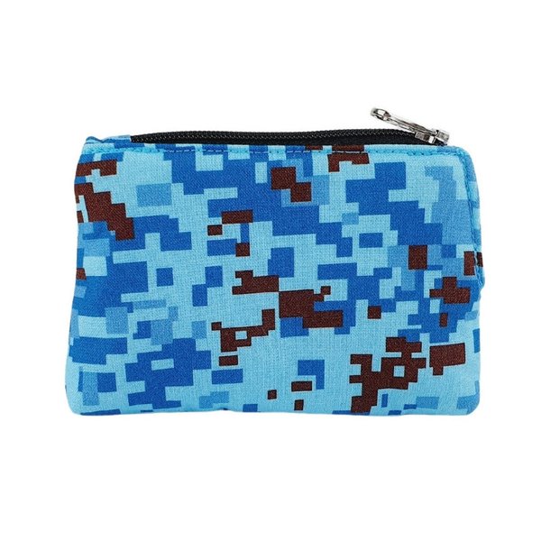 Pumpentasche Pixel-Camouflage, blau