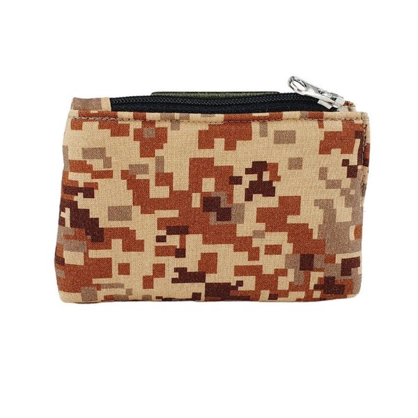 Insulin pump pouch camouflage white